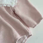 Rosé Lace Romper
