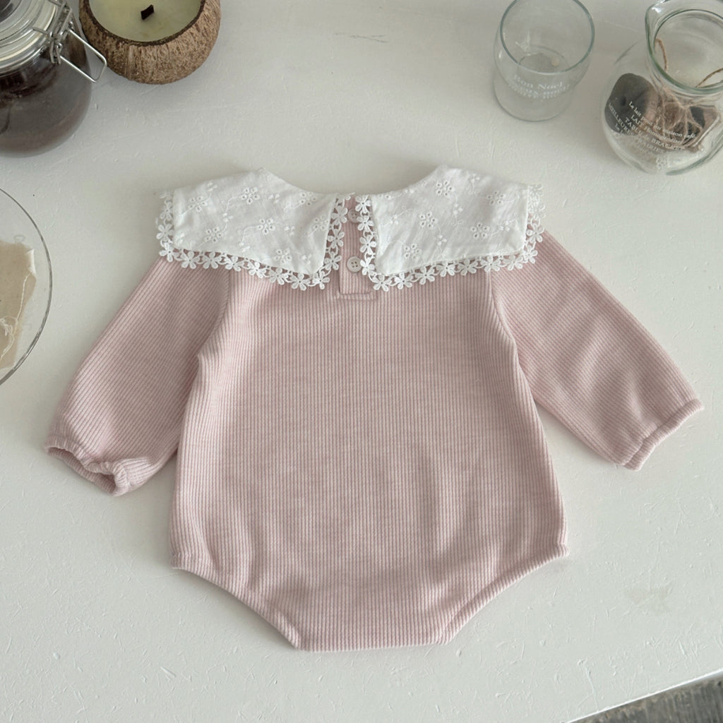 Rosé Lace Romper