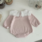 Rosé Lace Romper